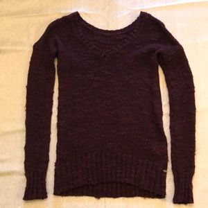 American Eagle burgundy sweater size XS
